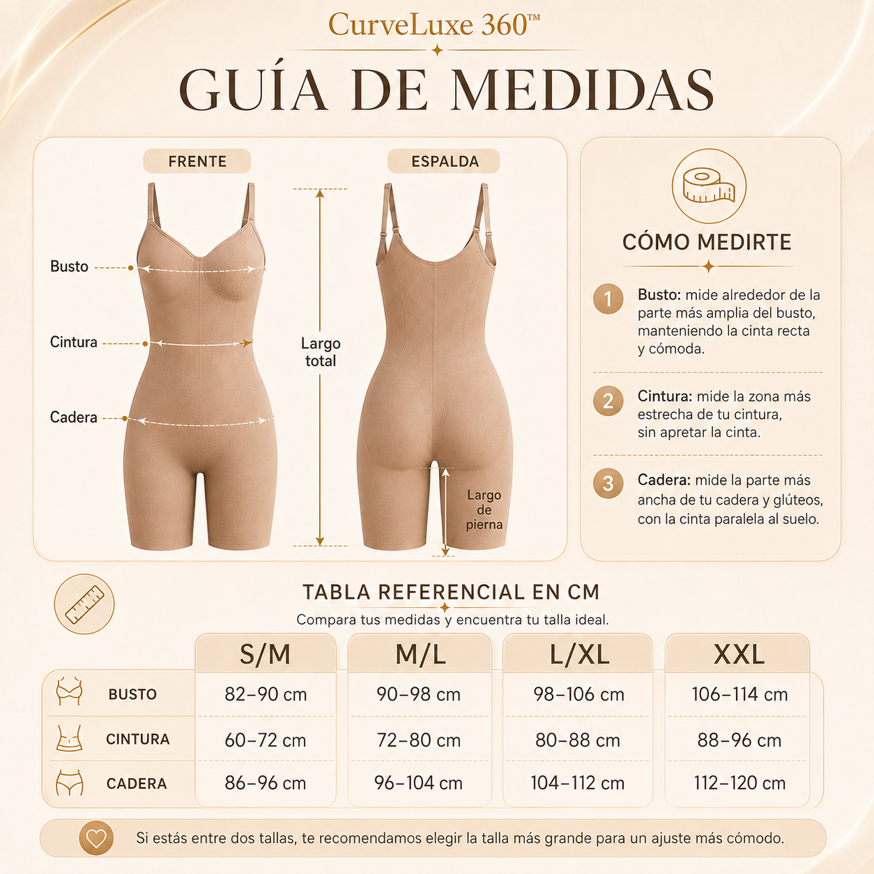 CurveLuxe 360™ | Body Moldeador Invisible